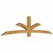 Ekena Millwork Davenport Rough Sawn Timber Gable Bracket, Western Red Cedar, 108"W x 27"H x 4"D x 4"F, 6/12 Pitch GBW108X27X0404DAV00RWR - alternate 4